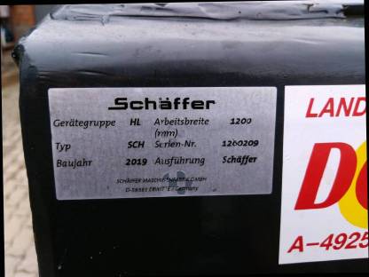 Bild 7:Silofrässchaufel Schäffer 1,2 m