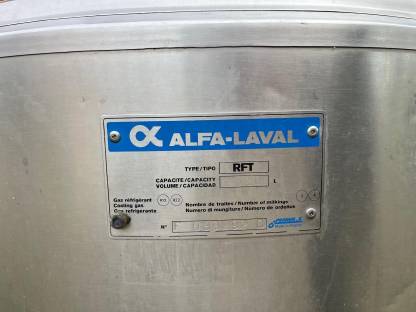 Bild 2:Milchtank 520 l Alfa-Laval
