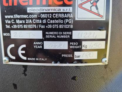 Bild 6:Heckbagger Tifermec 22 Tx