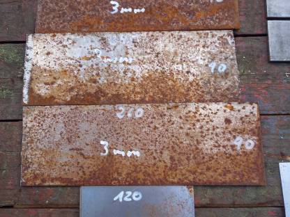 Bild 7:Blechreste 2, 3, 4, 5, 6 mm