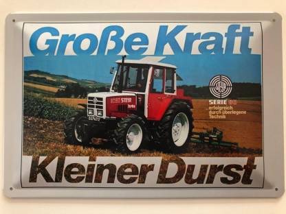 Blechschild 30 x 20 cm Steyr 15er Große Kraft