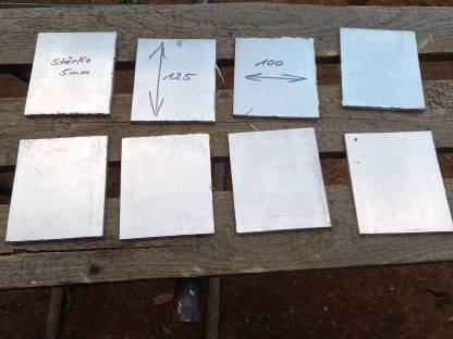 5 mm Alu Blech 120x100