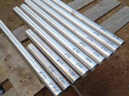 Edelstahl Rohre Durchmesser 42 und 48 mm