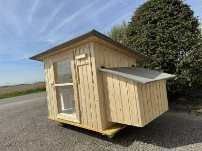 Bild 2:Hühnerstall wetterfest und wintertauglich