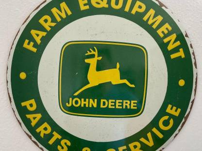 John Deere retro Schild 35 cm