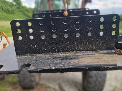 Bild 3:Kommunalplatte, Kommunalanbauplatte, Schnellwechselvorrichtung