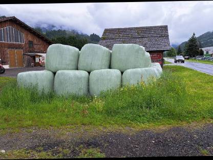 Bild 2:Grassilageballen