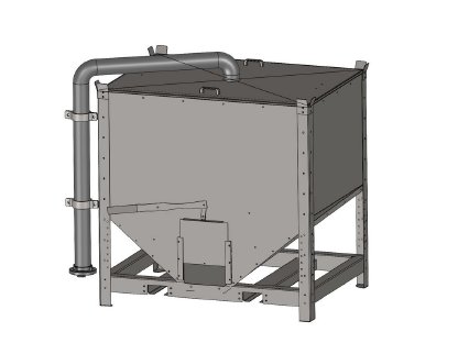 Silo, Getreidecontainer, Kraftfutter, Agrarbox