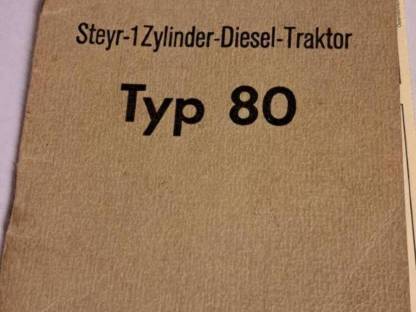 Steyr T80 Typenschein