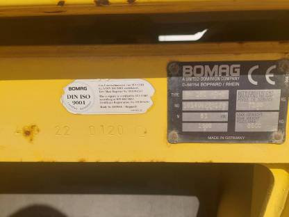Bild 6:Bomag BW151 AD-2 Walze