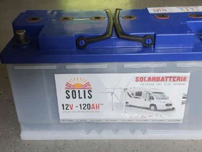 SOLIS Solarbatterie 120Ah 12V