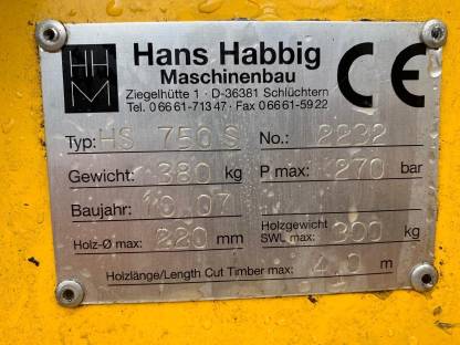 Bild 4:Schnitt Griffy HS750 S