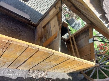 Bild 3:Hasenstall Hühnerstall