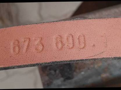 Bild 3:Original Claas Keilriemen 673 690.1