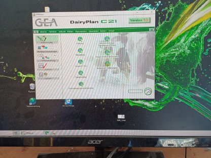 Bild 5:Melkstand, Sensorfütterung