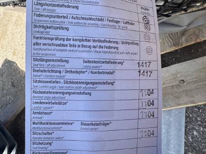 Bild 3:Grammer Sitz luftgefedert