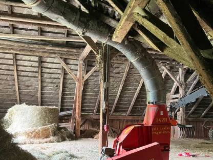 Bild 5:Buchmann Express Sauggebläse 1-420 mit Keilriemenantrieb