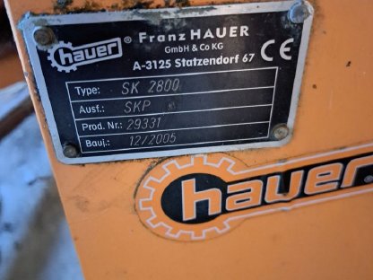 Bild 4:Hauer Schneepflug Schneeschild SK 2800