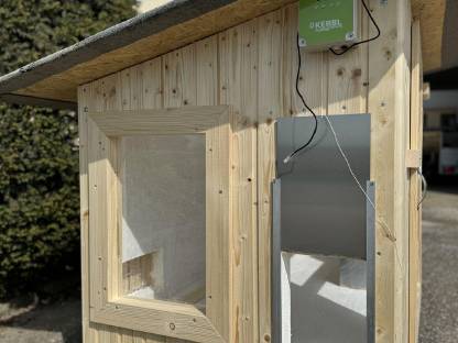 Bild 3:Hühnerstall wetterfest und wintertauglich