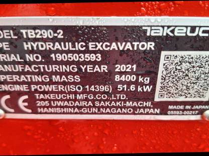 Bild 5:Takeuchi TB290-2 mit Zentralschmierung