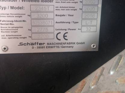 Bild 9:Teleskoplader Hoflader Schäffer 2345T
