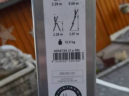 Bild 2:Leiter 3-teilig ausziehbar Alpe