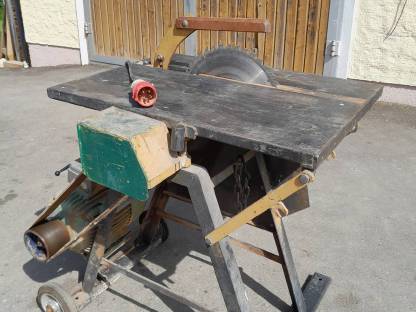 Kreissäge, Tischkreissäge/Wippkreissäge mit 5,5 kW Motor