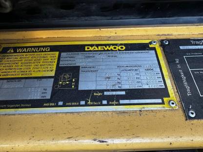 Bild 2:Gabelstapler Daewoo D30S