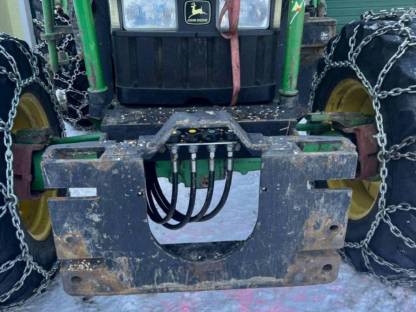 Schneepflugplatte John Deere 6000