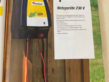 Bild 2:Horizont Weidezauntechnik für Schafe und Ziegen