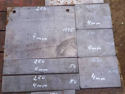 Bild 9:Blechreste 2, 3, 4, 5, 6 mm