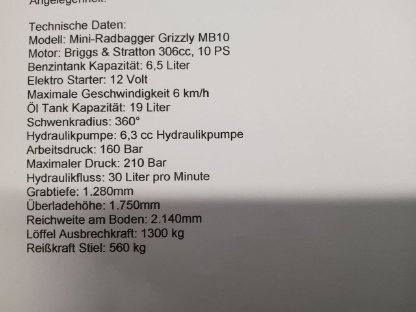 Bild 5:Minibagger Grizzly MB10