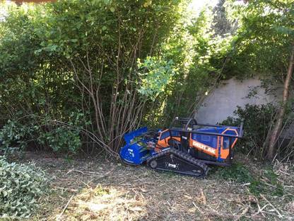 Bild 3:MULCHARBEITEN