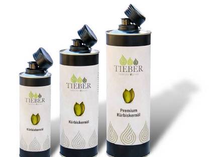 Bild 2:Premium Kürbiskernöl, griechisches Olivenöl, Rapsöl