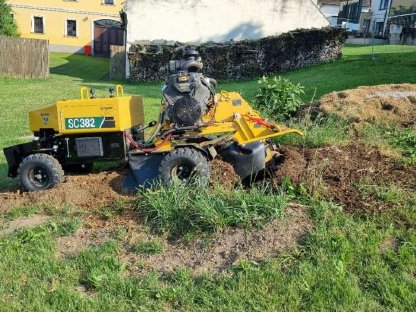 Bild 2:Wurzelstockfräsen