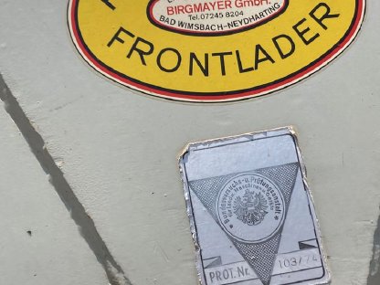 Bild 5:Mechanischer Frontlader Herkules