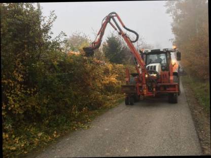 Bild 3:Biete Böschungsmulchen