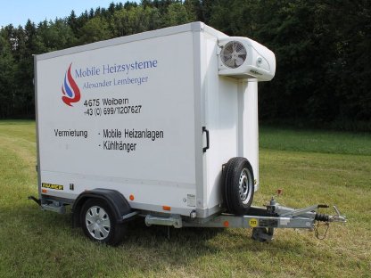 Kühlanhänger, Bänke, Gläser-/Geschirrspüler, Durchlaufkühler