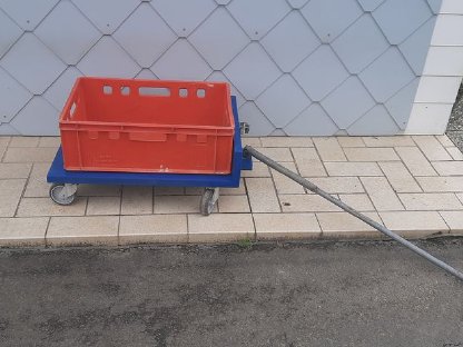 Bild 2:Transportwagen, Wagerl, Kisten Transport