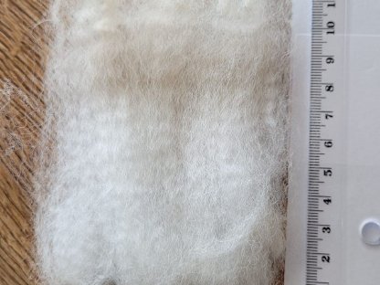 Bild 3:Alpakaflies, Alpakawolle