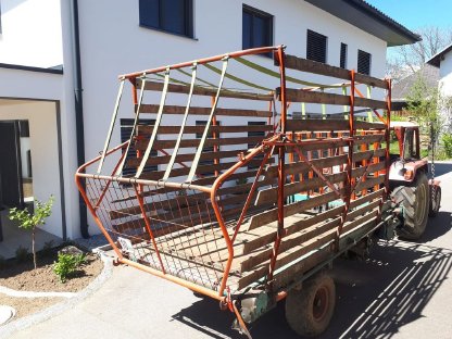Bild 2:Steyr Ladewagen, Steyr Hamster Plus 15, Anhänger
