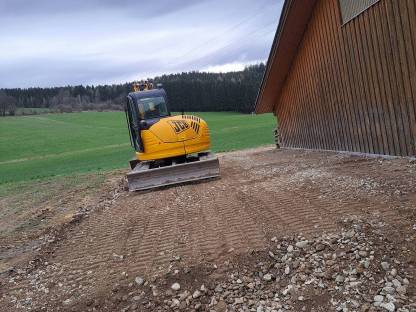 Bild 4:Erdbauarbeiten, Baggerarbeiten und Transportarbeiten