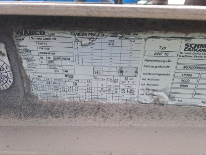 Bild 5:Wechselanhänger LKW Schmitz AWF18/L-20 Zwei Achsen