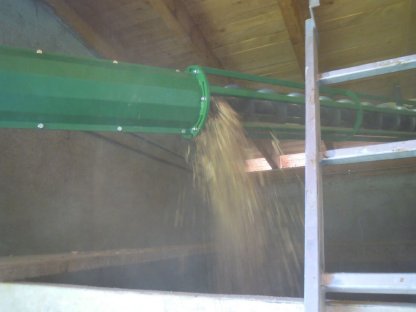 Bild 3:Bunkerbefülleinheit, Befüllschnecke, Befüllanlage