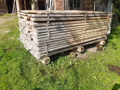 Bild 2:Esche Schnittholz, Fichte Schnittholz