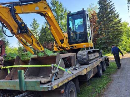 Bild 5:Erdbauarbeiten, Baggerarbeiten und Transportarbeiten