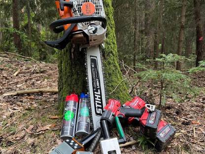 Bild 6:Forstarbeiten