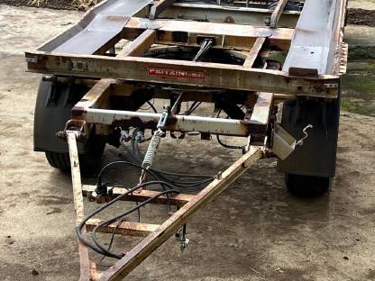 Bild 2:Containeranhänger, Ballenwagen, Plateauwagen, Ballenanhänger