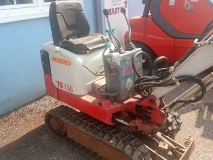 Takeuchi TB108 Minibagger, 1.000 kg, Bj. 2009, 1.800 Bstd.