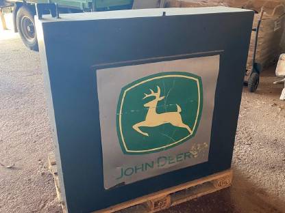 Bild 3:Stahlbeton Gewicht John Deere